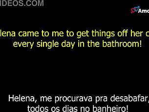 Absurd stories about bathroom conversations subtitled in english