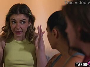 Stepmom comforts scared stepchildren with hugs