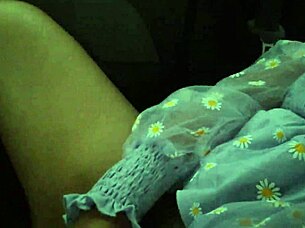 The girl enjoys inserting her dildo in public places, teasing passersby with her outdoor adventures