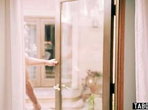 bisexual threesome with lesbian roommates leana lovings and laney grey