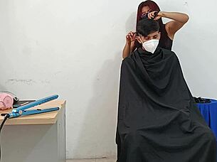 i love how my hairdresser fucks her clients with big ass