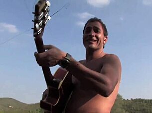 Guitar Playing Turns to Intense Ass Fucking