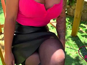 Ava's HUGE TITS get filled just right