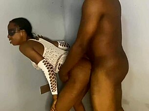 Horny ebony babe wants pussy fucked 😈