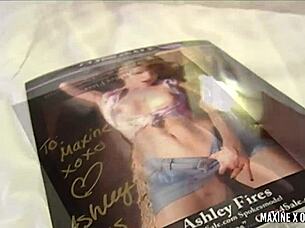 She gets her WET PUSSY FUCKED with a dildo until squirting