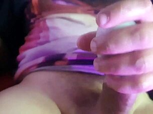 Watching and touching while my sister films the homemade oiled massage.