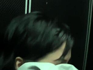 Blowjob In Front Of Mirror