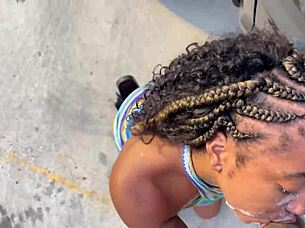 Daddy's girl craving morning glory before school