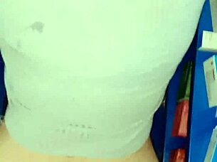 Amateur Blowjob in Warehouse