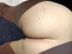 Why Is This Horny Mexican Prostitute Flashing Her Ass Outdoors?