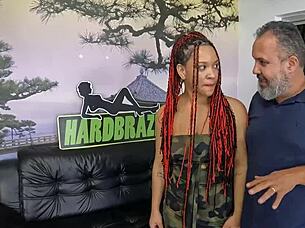 Emotional First Time With Latina Brunette Lua Baiana