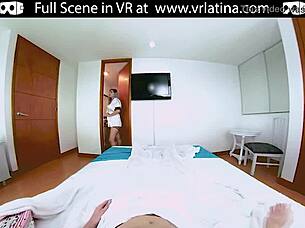 hotel fuck with big latina tits in vr
