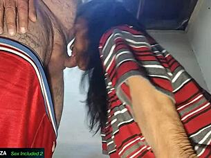 Lupita Gives Second Blowjob For Hot Cum