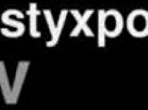 Two sluts in lingerie fucking each other with big cocks