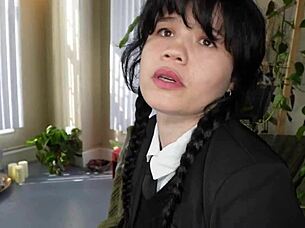 Does Wednesday Addams Take It Deep?