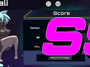 Catgirl and busty shopkeeper get fucked in hentai game