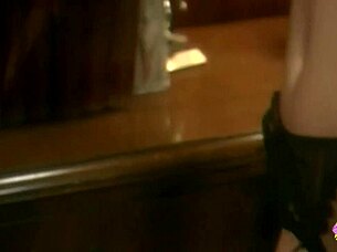 lesbian hotties heat up the office with strapon threesome