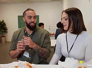 Watch this brunette give blowjob and handjob in jeans. She masturbates her pussy and ass from POV. Caucasian beauty gets cumshot after hardcore action!