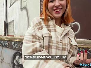 Russian redhead says, 'Pick me up for a fuck'