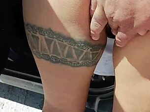 Why Is This Horny Mexican Prostitute Flashing Her Ass Outdoors?