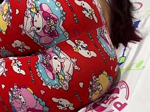 I loves seeing my stepdaughta's huge ebony ass in pajamas