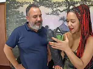 Emotional First Time With Latina Brunette Lua Baiana