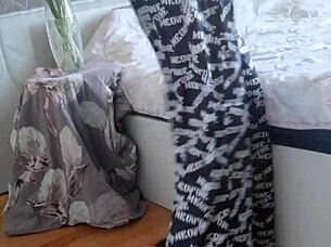 elza kom in nylon tights for financial domination fetish