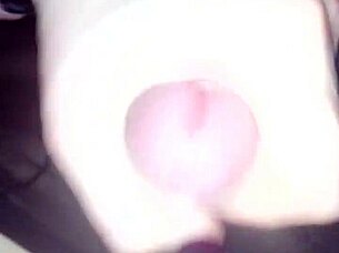 Amature Cum in Pantyhose Lingerie Fast Handjob!