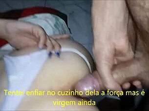 First Porn Video Of Naughty Wife With Cum On Ass And Shaved Pussy