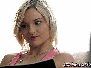 Cockriding Euro Model Enjoys the Pounding in Missionary