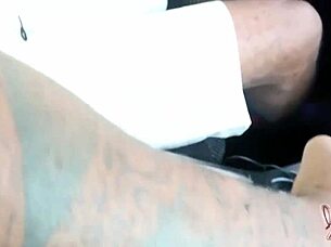 slutty blonde pawg nina kayy says, 'i love sucking shaundam's big black cock in the car'