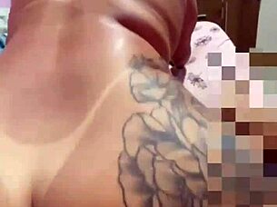 Giving My Ass For The First Time To A Big Monster Cock In Homemade Cuckold!