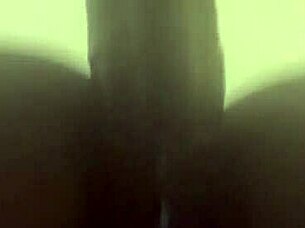 Wet Ebony Pussy Fucking Dildo!