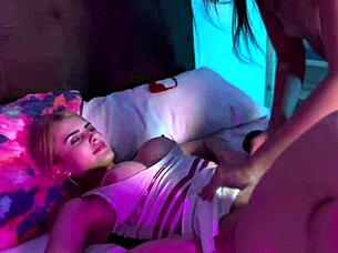 Fucked my busty roommate's pink ass until it gaped