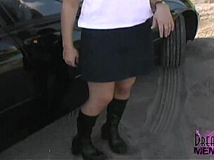 I, an all natural blonde, get naked at the local park, showing my shaved pussy