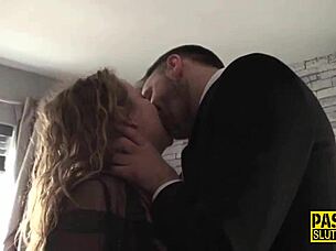 anally banged submissive milf gets cum