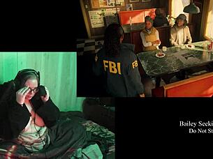 Naked Play Through Of Alan Wake 2 Part 2 With Brunette Character.