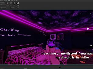 He fucks the bitch in the studio, inviting others to join.