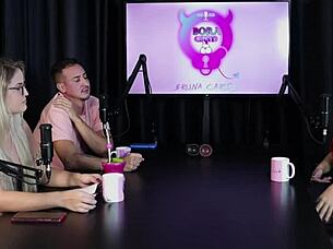 Charllottye Sheer Red Gets Wild In Swingers House, Turned Into A Naughty Suruba And Hurt During Recording!