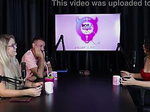 Charllottye Sheer Red Gets Wild In Swingers House, Turned Into A Naughty Suruba And Hurt During Recording!