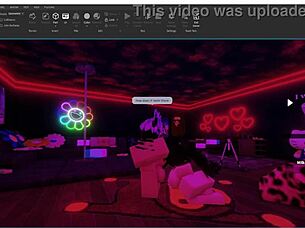 He fucks the bitch in the studio, inviting others to join.