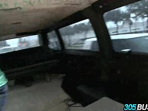 Feeling the thrill of sex for cash on the bus with Vitaly