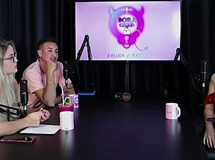 Charllottye Sheer Red Gets Wild In Swingers House, Turned Into A Naughty Suruba And Hurt During Recording!