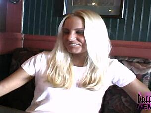 I, an all natural blonde, get naked at the local park, showing my shaved pussy