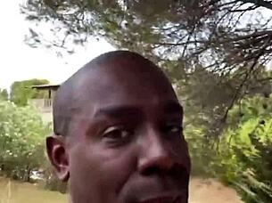 skinny french teen gets fucked hard by big black cock in anal scene!