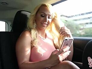 slutty blonde pawg nina kayy says, 'i love sucking shaundam's big black cock in the car'