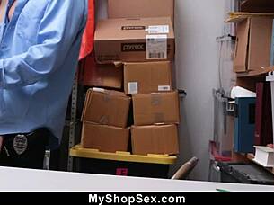 Penelope reed rides pussy in office punishment!