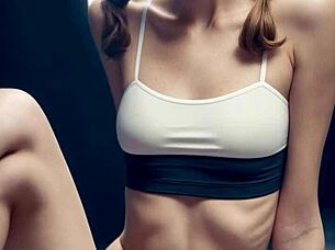 i saw these sweet romanian lingerie models in panties and barefoot, they were so cute and sexy, i think i made a mistake saying that