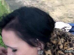 Czech Teen Seduced in Mall, Poked in POV