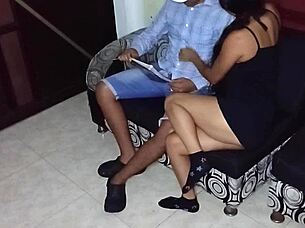 Seduction of my professor in the dorm, I had to record it